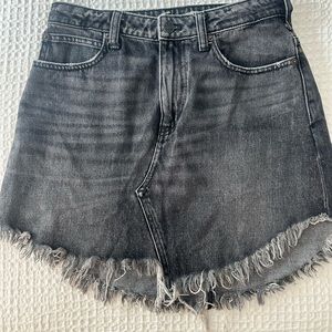 Free People Black Distressed Mini